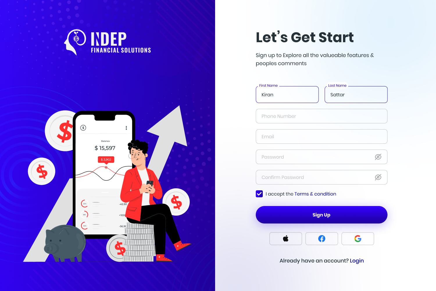INDep- Financial Solutions & Taxation Management Platform - Image 6